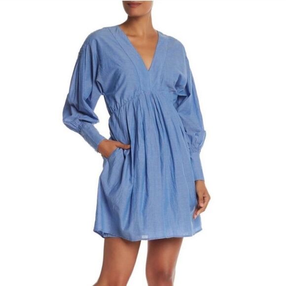 Joie • Robina V-Neck Blouson Sleeve Dress.Size XS - Picture 1 of 12